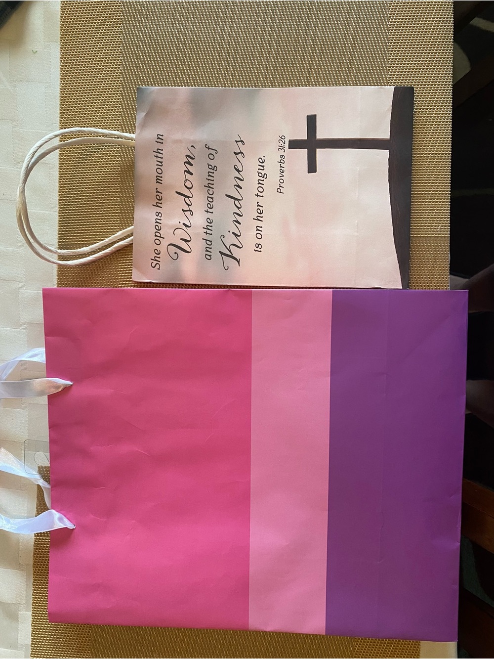 Pink & Purple Gradient Gift Bag - Womens Bag